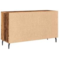 Dressoir 100x36x60 cm bewerkt hout oud houtkleurig - thumbnail