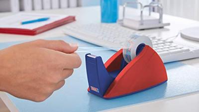 tesa Plakbanddispenser 57421-00000-01 Rood, Blauw Rolbreedte (max.): 19 mm Rollengte (max.) 33 m - thumbnail