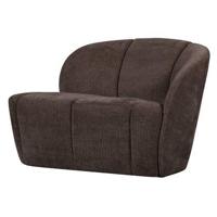 Woood Mojo 2-zits bankje rechts rib Bruin - thumbnail