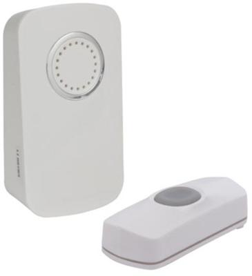 Draadloze deurbel op batterijen 1 drukknop Velleman - Velleman