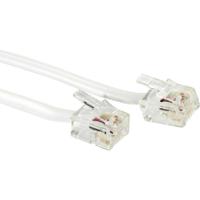 RJ12 telefoonkabel 6P4C, grijs, 6 m - thumbnail