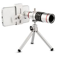 Bolanke buiten telescoop mobiele telefoon accessoires schieten telephoto lens met universele metalen clip (18X) - thumbnail