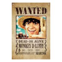 One Piece Wall Banner Luffy Wanted 120 x 85 cm - thumbnail