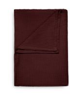 Heckett & Lane Heckett Lane wafeldeken port red - thumbnail