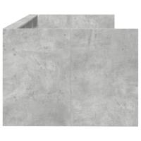 Slaapbank met lades zonder matras 90x190 cm betongrijs - thumbnail