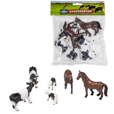 Dutch Farm Koeien en Paarden Set 7-delig Dutch Farm Koeien en Paarden Set 7-delig