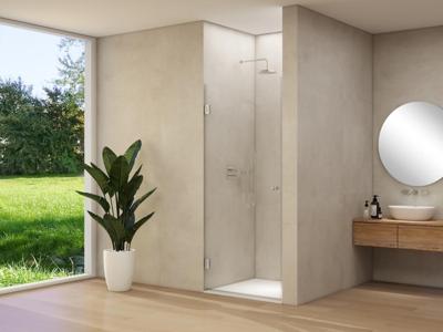 Nisdeur Van Rijn Products ST01 90x200 cm 8 mm Helder Glas Incl. Dichtingen RVS