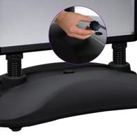 Posterstandaard A1 wateranker aluminiumlegering zwart - thumbnail