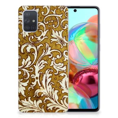 Siliconen Hoesje Samsung Galaxy A71 Barok Goud Siliconen Hoesje Samsung Galaxy A71 Barok Goud