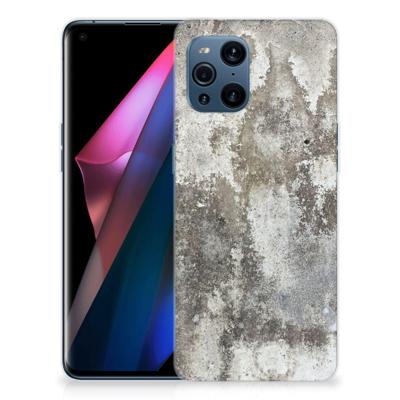 OPPO Find X3 | X3 Pro | TPU | Siliconen hoesje | Beton Print