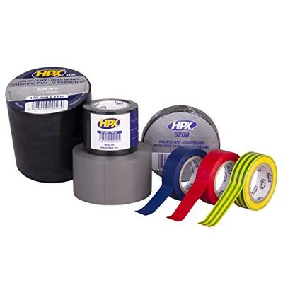 Hpx pvc isolatietape 19 mm x 10 meter zwart - thumbnail