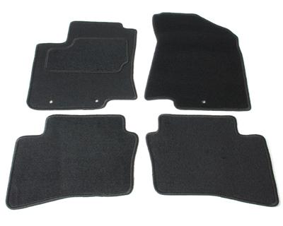 Automatten op maat - zwart stof - Kia Rio 2011-2016