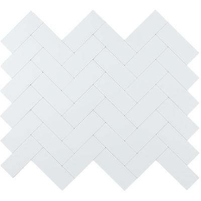 Zelfklevend Mozaïek Tegels Visgraat Wit