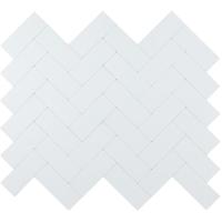 Zelfklevend Mozaïek Tegels Visgraat Wit - thumbnail