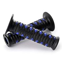 DAYTONA handvat "katana" rubber grip katan sw/bl 125 open - thumbnail