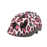 Polisport kinderhelm pinky cheetah. maat: xs (46/53 cm), kleur: wit/roze - thumbnail