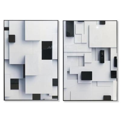 Schilderij Home ESPRIT Aluminium Hout MDF 80 x 3,5 x 120 cm Schilderij Home ESPRIT Aluminium Hout MDF 80 x 3,5 x 120 cm