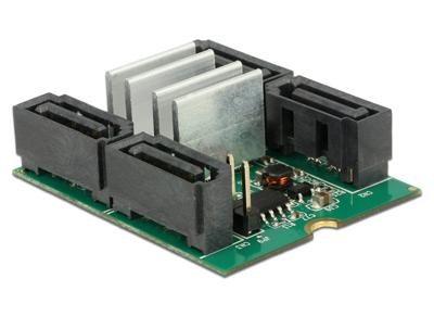 DeLOCK Converter M.2 Key B+M > Hybrid 4 x SATA adapter DeLOCK Converter M.2 Key B+M > Hybrid 4 x SATA adapter