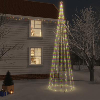 VidaXL Kerstboom met grondpin 1134 led&apos;s meerkleurig 800 cm