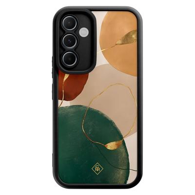 Samsung Galaxy A55 zwarte case - Earthy luxe
