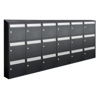 Allux Flow Set 6-Breed, 3-Hoog Met Dak Zwart - 40040070_6x3d - thumbnail