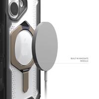 Urban Armor Gear Plasma XTE MagSafe Kickstand Case Backcover Apple iPhone 16 Plus Zwart/oranje MagSafe compatible - thumbnail