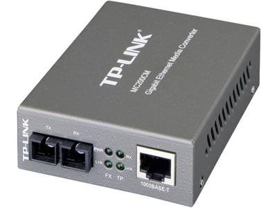 TP-LINK MC200CM Netwerk mediaconverter 1x SC, LAN 1 GBit/s