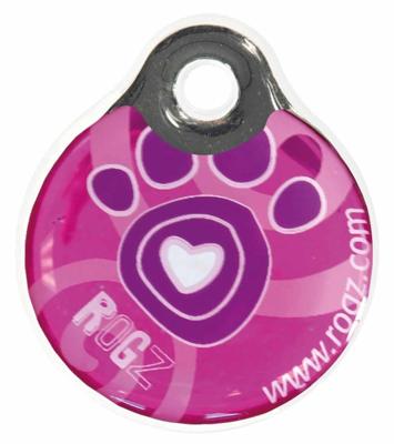 Instant ID Tag Pink Paw
