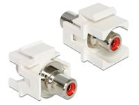 DeLOCK 86305 RCA RCA Rood kabeladapter/verloopstukje - thumbnail