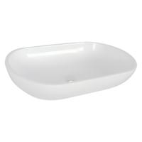 Opbouw Waskom Differnz Ovalo 54x34x12 cm Polybeton Wit - thumbnail