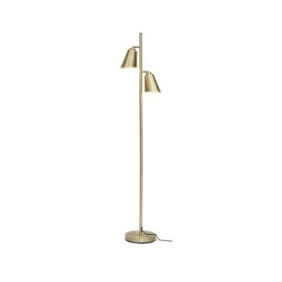 its about RoMi Vloerlamp 'Bremen' 2-lamps, kleur Goud