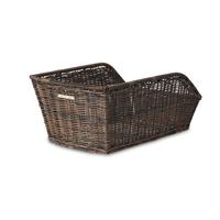 Basil cento rattan look - fietsmand - achterop -bruin - thumbnail