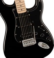 Squier Sonic Stratocaster HSS MN Black elektrische gitaar - thumbnail