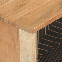 Tv-meubel 112x30x40 cm massief acaciahout - thumbnail