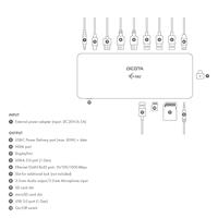 Dicota D31953 USB-C dockingstation Geschikt voor merk (dockingstation): Universeel USB-C Power Delivery - thumbnail