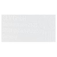 SLV WitteEindkapjes 1-Fase set van 2 - 143131 - thumbnail