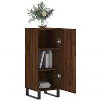 Dressoir 34,5x34x90 cm bewerkt hout bruineikenkleurig - thumbnail