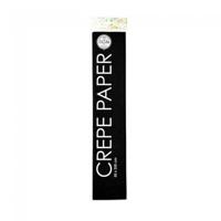 Crepepapier 50x250 zwart pak a 12 rol - thumbnail
