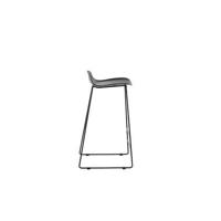 Fjôrd - Barkruk Zwart - Plastic - Wave - Set van 2 - thumbnail