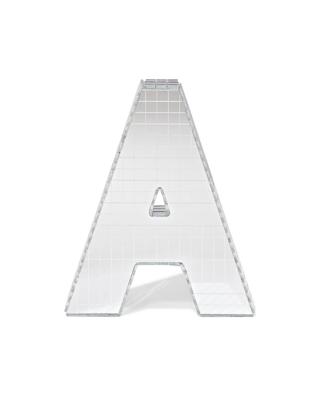 HEMA Discoletter A 10x9x10cm (zilver)