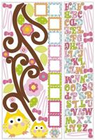 RoomMates muurstickers Uilen vinyl 98 stuks - thumbnail