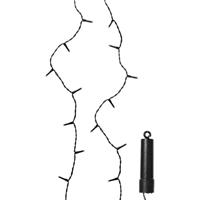 Lumineo LED Snoer 200 LEDs 150 cm Zwart Warm Wit Licht - thumbnail