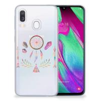 Samsung Galaxy A40 Telefoonhoesje met Naam Boho Dreamcatcher - thumbnail