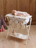 2-in-1 luiertafel voor metalen poppen ecru - thumbnail