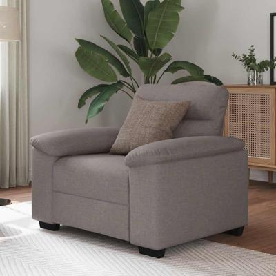 Sofastoel Taupe 60 cm Stof