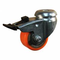 Novio zwenkwiel 50 mm TPU met rem - thumbnail