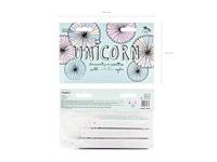 Decoratieve Rozetten Unicorn Mix (3st) - thumbnail