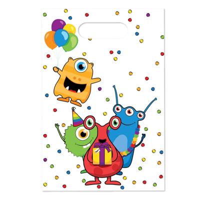 Haza Witbaard Uitdeelzakjes monster party, 6st.