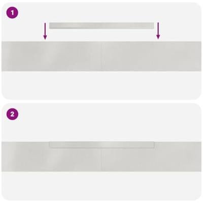 Tuin Grasperkafwerking 4 pcs Zilver 450 x 10 cm Roestvrij staal Tuin Grasperkafwerking 4 pcs Zilver 450 x 10 cm Roestvrij staal