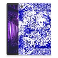 Tablet BackCover Lenovo Tab M10 Plus Angel Skull Blauw - thumbnail